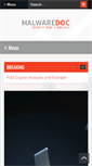 Mobile Screenshot of malwaredoc.com